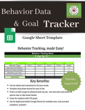 Behavior Goal & If/Then Tracking