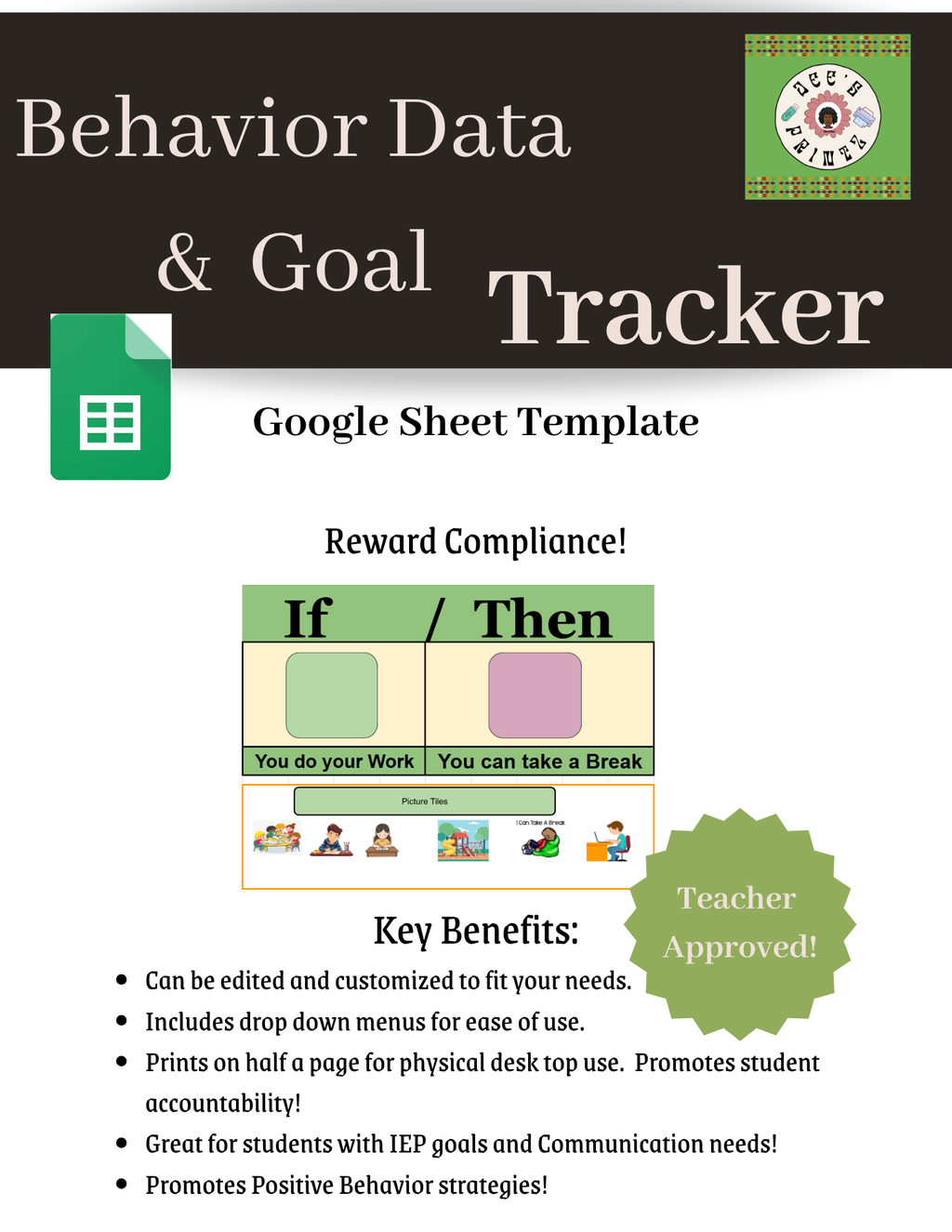 Behavior Goal & If/Then Tracking